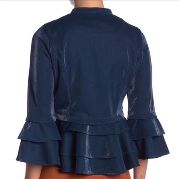NWT Ruffle Peplum Jacket - Picture 4 of 7